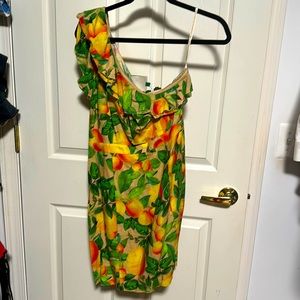 Farm Rio one shoulder mini dress